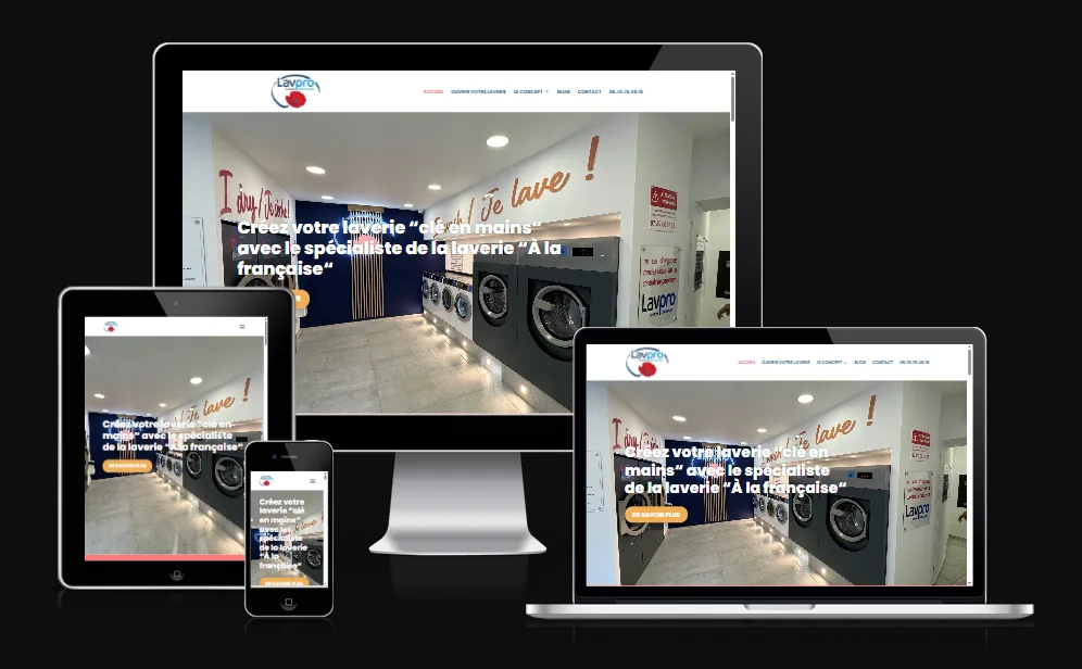 Aperçu du site Lavpro
